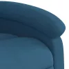 Kék bársony dönthető fotel