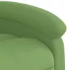 Világoszöld bársony dönthető masszázsfotel