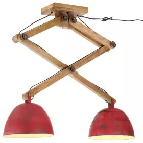 Kopott piros mennyezeti lámpa 25 W 29x18x85 cm E27