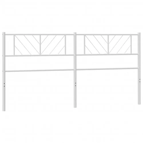 Fehér fém fejtámla 200 cm