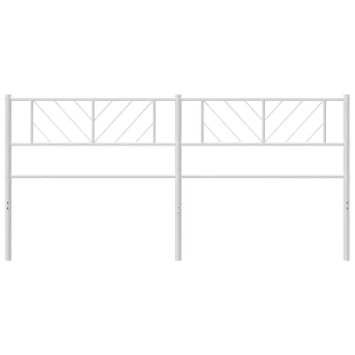Fehér fém fejtámla 200 cm