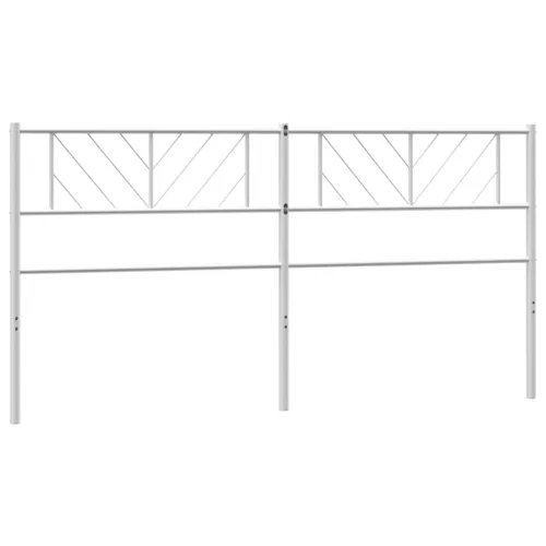 Fehér fém fejtámla 200 cm