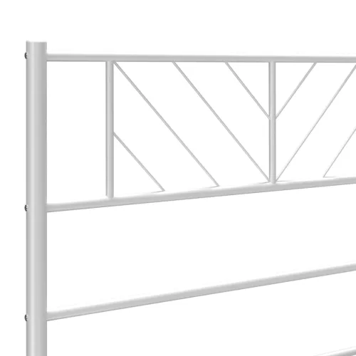 Fehér fém fejtámla 200 cm