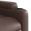 Barna műbőr dönthető fotel