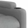 Világosszürke szövet dönthető masszázsfotel