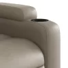 Kávészínű műbőr dönthető fotel