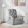 Világosszürke szövet dönthető masszázsfotel
