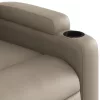 Kávészínű műbőr dönthető fotel