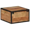 Tömör akácfa falra szerelhető éjjeliszekrény 35 x 35 x 20 cm