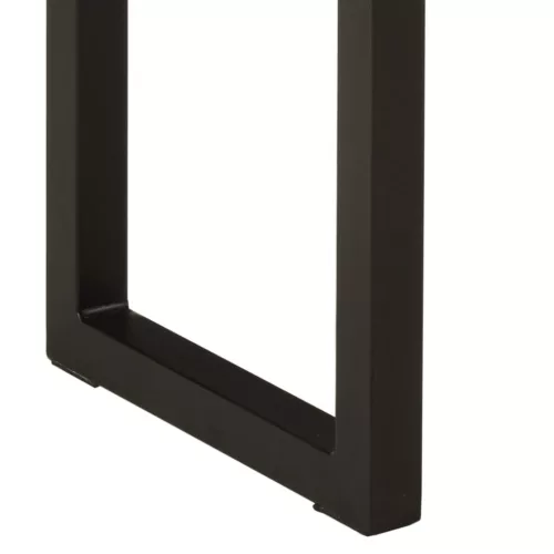 Tömör mangófa konzolasztal természetes éllel 105 x 33 x 76 cm