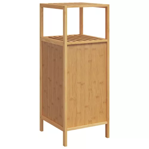 Bambusz fürdőszobaszekrény polccal 36 x 33 x 87 cm