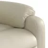 Krémszínű műbőr dönthető fotel