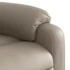 Kávészínű műbőr dönthető fotel