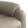 Kávészínű műbőr dönthető masszázsfotel