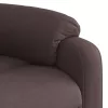 Sötétbarna szövet dönthető fotel