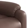 Barna műbőr dönthető fotel