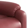 Bordó műbőr dönthető masszázsfotel