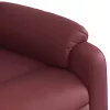 Bordó műbőr dönthető fotel