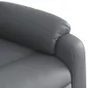 Szürke műbőr dönthető masszázsfotel