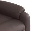 Barna műbőr dönthető fotel