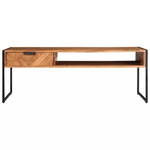 Tömör akácfa dohányzóasztal 110 x 55 x 40 cm