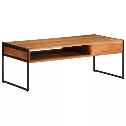 Tömör akácfa dohányzóasztal 110 x 55 x 40 cm