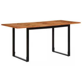 Tömör akácfa étkezőasztal 160 x 80 x 75 cm