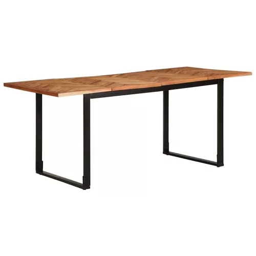 Tömör akácfa étkezőasztal 180 x 90 x 75 cm