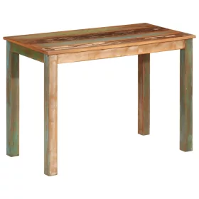   Tömör újrahasznosított fa étkezőasztal 110 x 55 x 76 cm