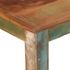Tömör újrahasznosított fa étkezőasztal 110 x 55 x 76 cm