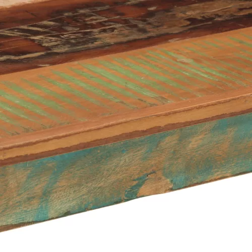 Tömör újrahasznosított fa étkezőasztal 110 x 55 x 76 cm