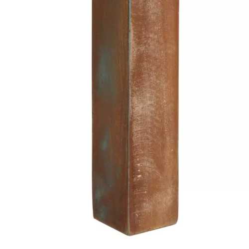 Tömör újrahasznosított fa étkezőasztal 110 x 55 x 76 cm