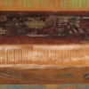 Tömör újrahasznosított fa étkezőasztal 110 x 55 x 76 cm