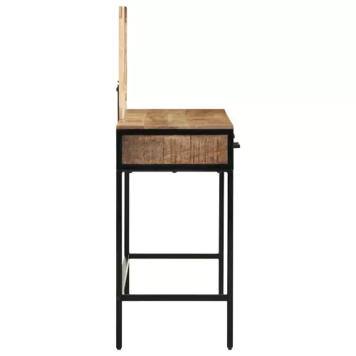 Öltözködőasztal fiókkal Barna 100 x 40 x 120 cm Tömör mangófa