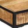Öltözködőasztal fiókkal Barna 100 x 40 x 120 cm Tömör mangófa