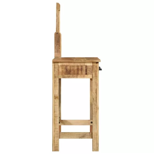 Öltözködőasztal fiókkal Barna 100 x 40 x 120 cm Tömör mangófa