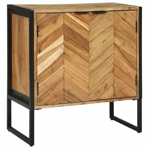 Oldalszekrény Barna 70 x 35 x 75 cm Tömör akácfa
