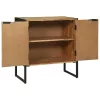 Oldalszekrény Barna 70 x 35 x 75 cm Tömör akácfa