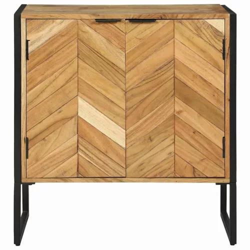 Oldalszekrény Barna 70 x 35 x 75 cm Tömör akácfa