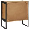 Oldalszekrény Barna 70 x 35 x 75 cm Tömör akácfa
