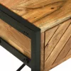 Öltözködőasztal fiókkal Barna 100 x 40 x 120 cm Tömör akácfa