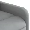 Világosszürke szövet dönthető fotel