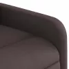 Sötétbarna szövet dönthető fotel