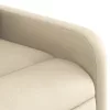 Krémszínű szövet dönthető fotel