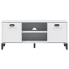 VIKEN fehér szerelt fa cipőtároló pad 106 x 35 x 45 cm
