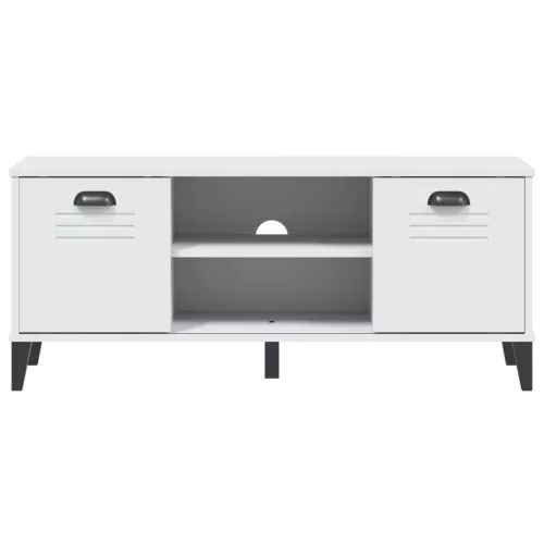 VIKEN fehér szerelt fa cipőtároló pad 106 x 35 x 45 cm