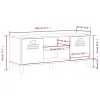 VIKEN fehér szerelt fa cipőtároló pad 106 x 35 x 45 cm