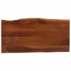 Mézbarna tömör akácfa dohányzóasztal 110 x 55 x 40 cm