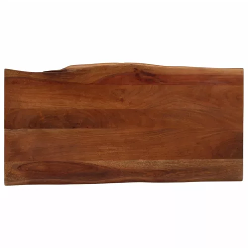 Mézbarna tömör akácfa dohányzóasztal 110 x 55 x 40 cm