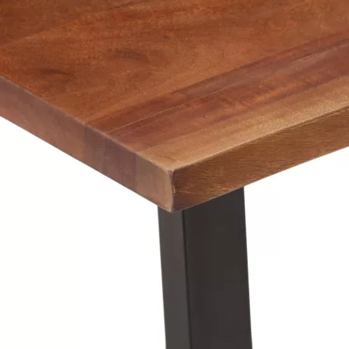 Mézbarna tömör akácfa dohányzóasztal 110 x 55 x 40 cm